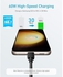 Anker USB C Cable, 310 USB C to USB C Cable (3ft, 2 Pack), (60W/3A) USB C Charger Cable Fast Charge for iPhone 15 Pro/15 Pro Max/15/15 Plus, Galaxy S22, iPad Pro 2021, iPad Mini 6, MacBook Pro 2020