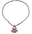 Elegant Oriental Style Pendant Necklace - Black
