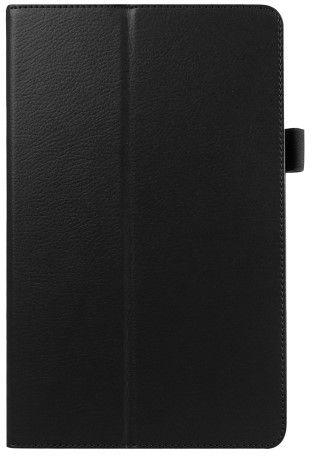 Litchi Skin Leather Stand Case for Samsung Galaxy Tab E 9.6 T560 - Black