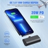 Veger Mini Portable Powerbank 5000mAh Fast Charging 20W PD, QC 3.0 External Battery Built-In Plug-In-Use Portable Charger Compatible For iPhone 13/12/11/XR/X/8/7/6/Plus