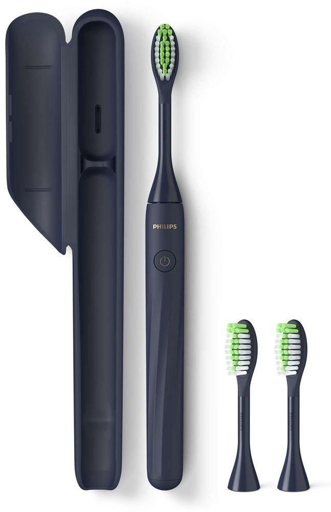 Philips One by Sonicare Battery Toothbrush - Midnight Blue + 2 Brush Head