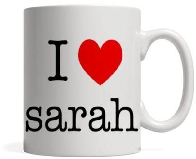 I Love Sarah Mug