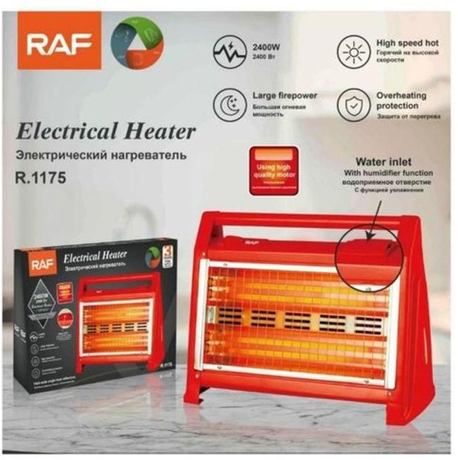 RAF Halogen Room Heater -fast, Even Heating, Energy Efficient.
