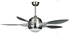 Silver Ceiling fan with lamp