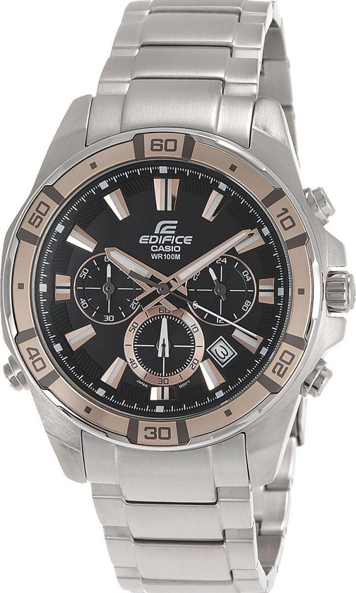 Casio Edifice for Men - Analog Stainless Steel Band Watch - EFR-534D-1A9V