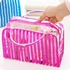 Fantastic Flower Portable Makeup Cosmetic Toiletry Travel Wash Toothbrush Pouch Bag Case Organizer Waterproof-Pink
