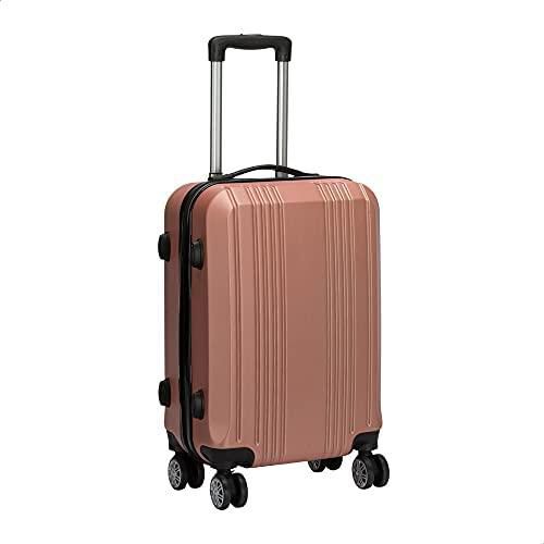 JB Luggage Trolley Travel Bag, Size 20 - Rose Gold