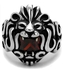 LION RING RED STONE SIZE 12USA