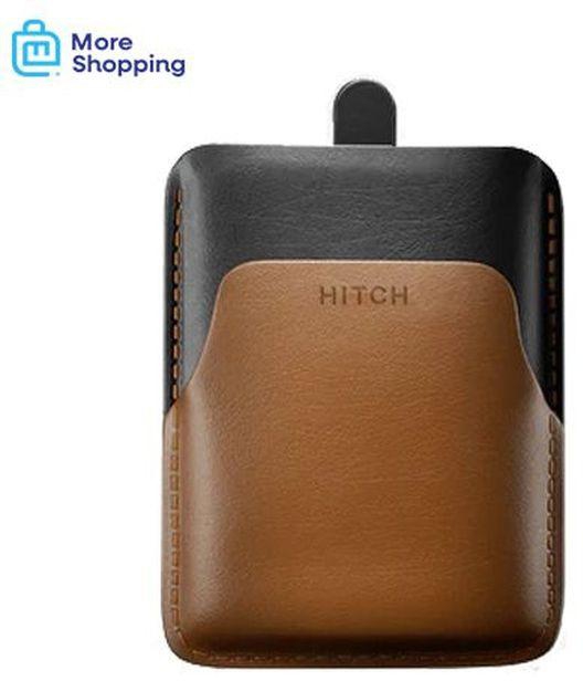 Hitch Pull-Up Natural Genuine Leather Card-holder - Havan/Black