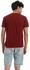 Air Walk Printed Pattern Short Sleeves T-Shirt - Burgundy