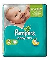 Pampers New Baby Dry Size 2 Mini 3-6 kg 10 Pieces