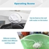 Lixada 2in1 Mini Washing Machine Portable Personal Rotating Ultrasonic Turbine Washer with USB Cable Convenient for Travel Home Business Trip (B)