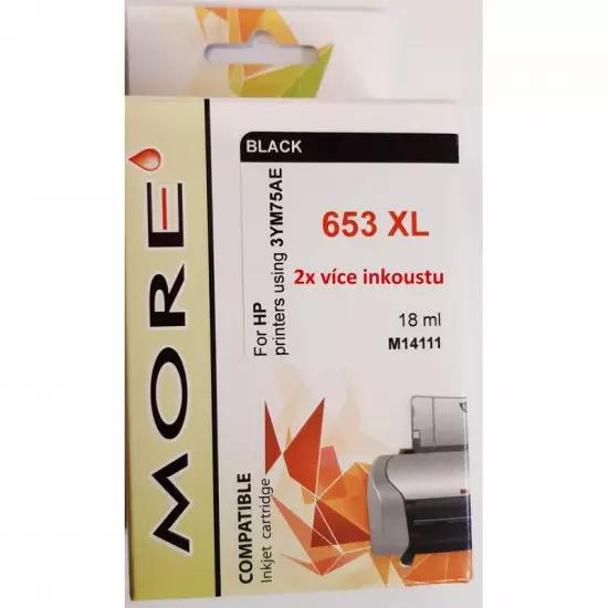 MORE ARMOR ink compatible with HP 3YM75AE (653 XXL) capacity 720 pages black | Gear-up.me