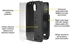 حافظة لهاتف سامسونج غالاكسي S4 i9500 من اتر بوكس كوميوتر سيريز - ارجواني / ازرق فاتح