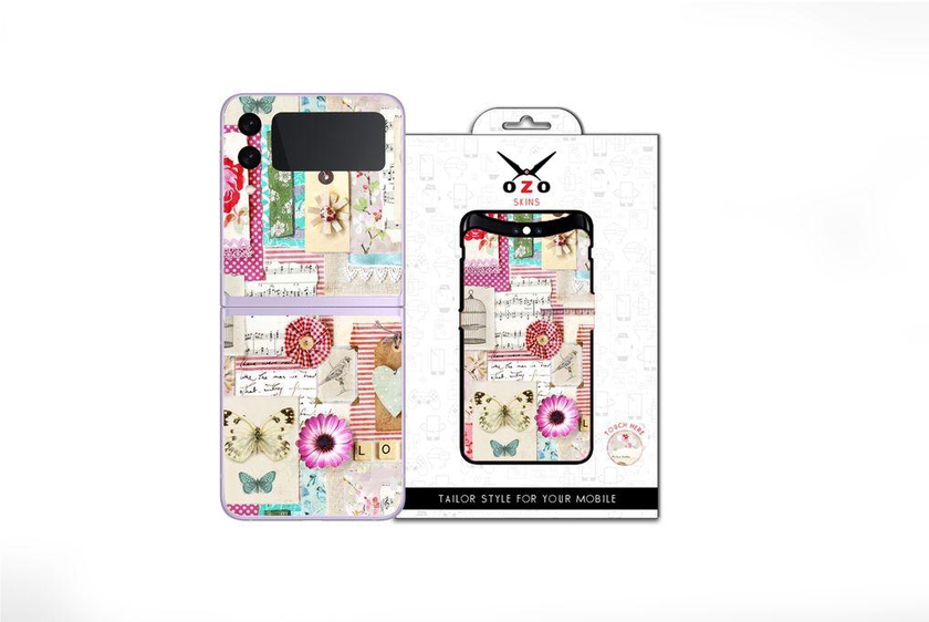 OZO Skins Pink Love Notices (SE138PLN) For Samsung Galaxy Z Flip 5