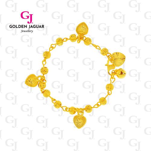 GJ Jewelry Emas Korea Bracelet - Love Kids 9260509X-0