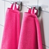 VÅGSJÖN Hand towel - bright pink 40x70 cm