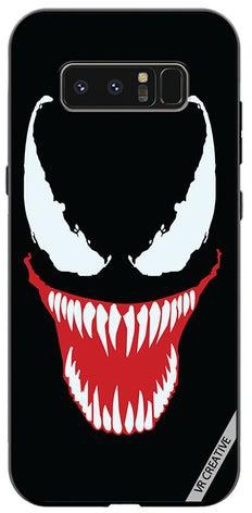 Protective Case Cover For Samsung Galaxy Note 8 Spider Man Evil Design Multicolour