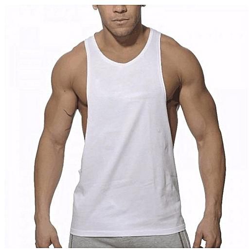 Generic Mens Bodybuilding Tank Top Gym Fitness Singlet Sleeveless Muscle Vest Undershirt