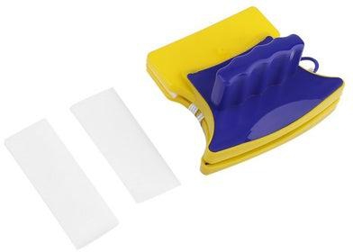 Window Double Side Glass Cleaner Pad Yellow/Blue
