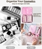 COOLBABY Makeup Bag Set, 3 Pcs Portable Travel Cosmetic Bag Waterproof Organizer Case with Zipper Toiletry Bags, Gift for Women