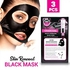 Dr. Rashel Charcoal White Hydrating Acne Moisturizing Skin Renewal Black Mask 25 ML x 3 Pcs