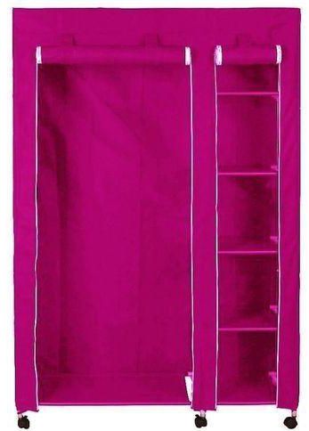Universal Mobile Wardrobe With Wheels - Pink
