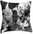 Printed Pillow Cover polyester White/Black 40x40cm