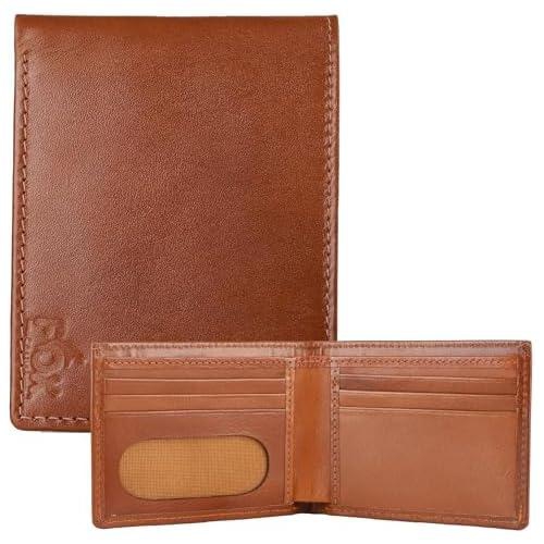 Luxury Men's Wallet Genuine Cow Leather - Mens Wallet, Genuine Leather Men Wallet, Slim Stylish Design - Perfect for Modern Man (Havan)