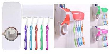Toothpaste And Toothbrush Holder