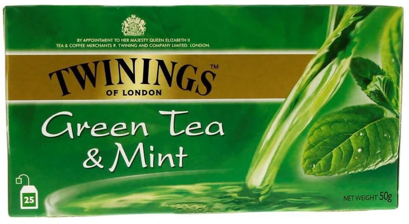 Twinings Green Tea And Mint 25 Bags