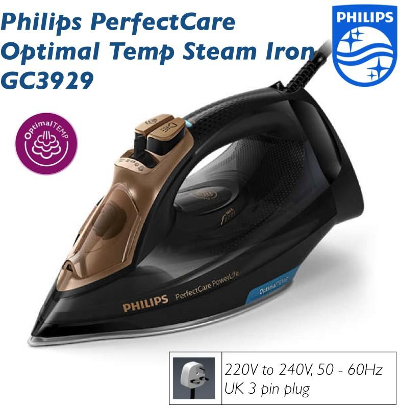 Philips PerfectCare Steam Iron 2600W GC3929 (Black)