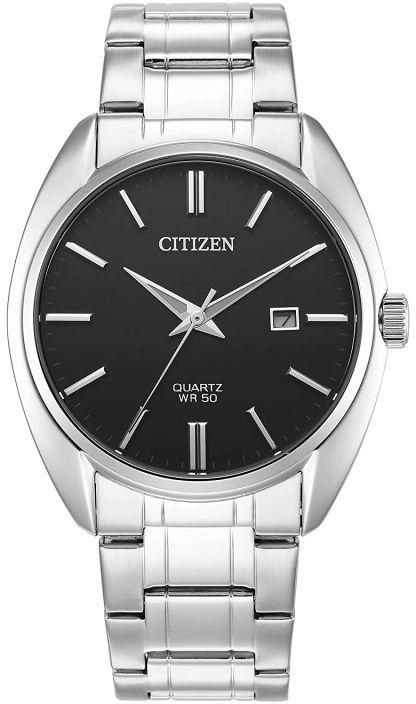 Citizen Analog White Dial Men's Watch Black BI5100-58E