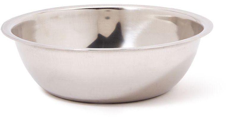 Stainless Steel Serving Bowl Silver 18 centimeter