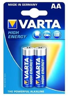 Varta High Energy Alkaline Battery AA - 2 Pieces