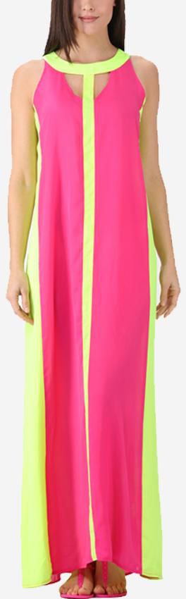 Ravin Blocks Maxi Dress - Pink