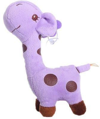 Universal Cute Plush 25cm Giraffe Soft Toy Animal Cushion Pillow Dear Doll Purple