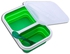 Silicone Lunch Box With Leak-proof Cover - Green