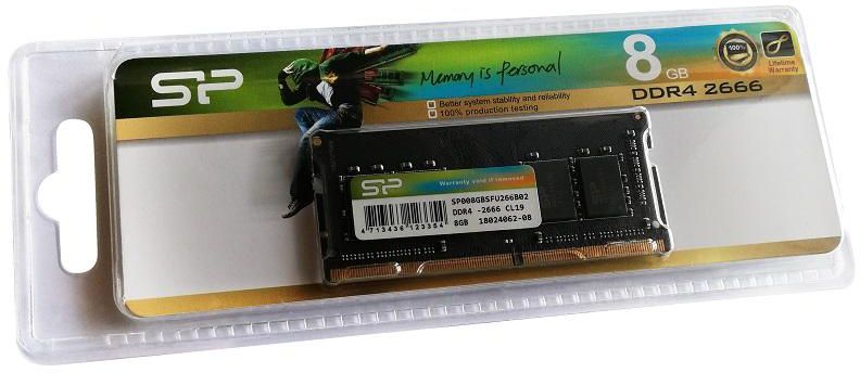 Silicon Power 8GB DDR4 2666MHz PC4 2666 SODIMM Notebook RAM