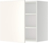 METOD Wall cabinet with shelves - white/Veddinge white 60x60 cm