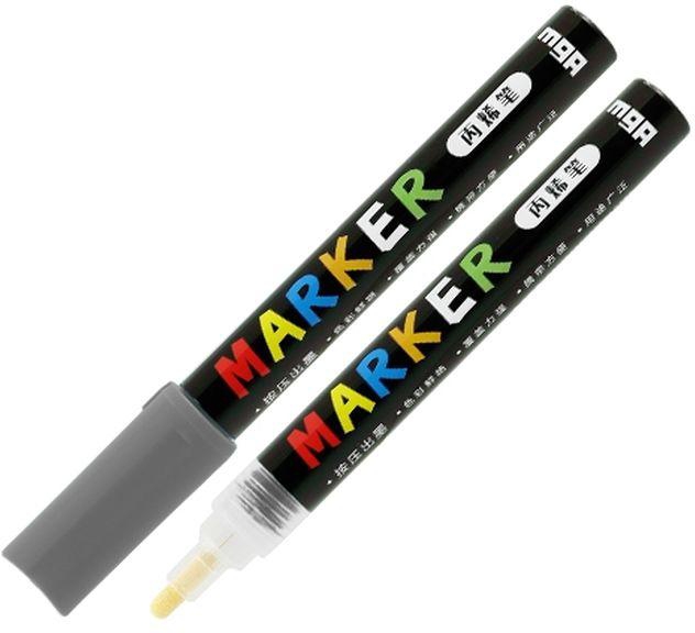 MG Dark Grey Acrylic Marker 2mm - No: ZPLN657019