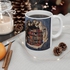 3D Bookshelf Mug，A Library Shelf Cup，Book Lovers Coffee Mug，Creative Space Design Multi-Purpose Mugs，3D White Mugs (#C)