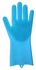 Generic High Quality Magic Silicone Scrubber Cleaning Dish Washing Glove-Blue