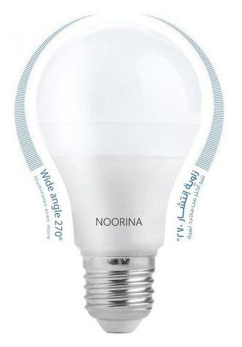 Noorina LED Bulb - 10W - Warm Light "Yellow" - 10 Pcs