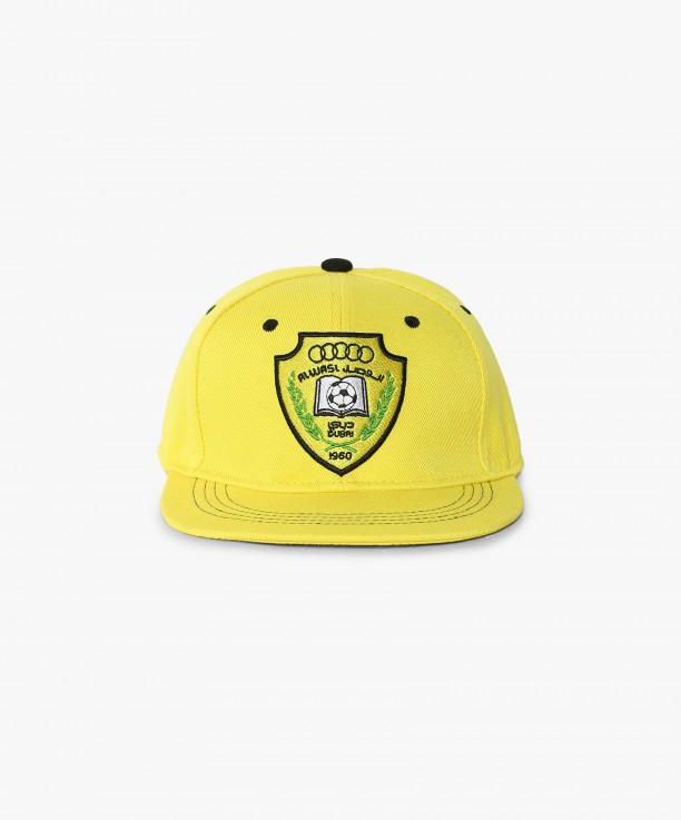 قبعة نادي الوصل اصفر