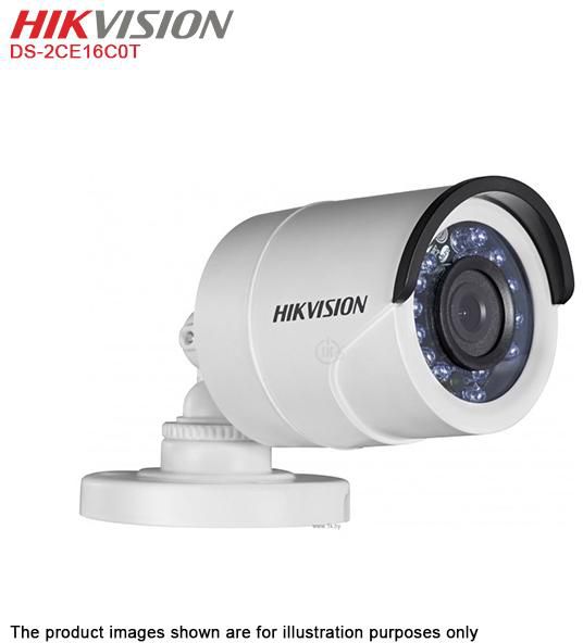 Hikvision CCTV 1MP HD720P IR Bullet Camera (White)