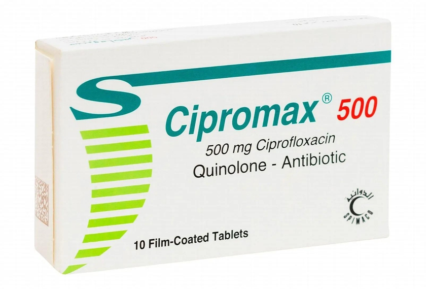 Cipromax | Antibiotic 500mg | 10 Tabs