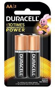 Duracell Battery AA 2 Pieces