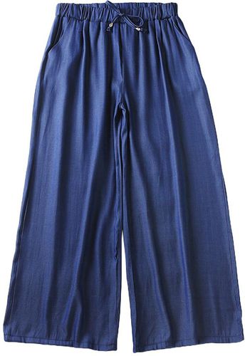 Kime Wide Leg Elastic Long Pants P33923 - 2 Sizes (3 Colors)