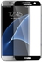 واقي شاشة زجاج مقوى عالي الدقة ، بصمة الإصبع لاصقة حماية زجاجية خماسية الابعاد لهاتف سامسونج اس 7 ايدج ، اطراف سوداء Samsung Galaxy S7 edge
